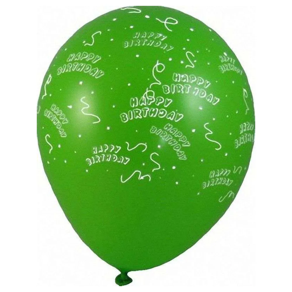 Luftballons 'Happy Birthday' O 300 mm, Größe 'L', 5 Stk. – Bild 2