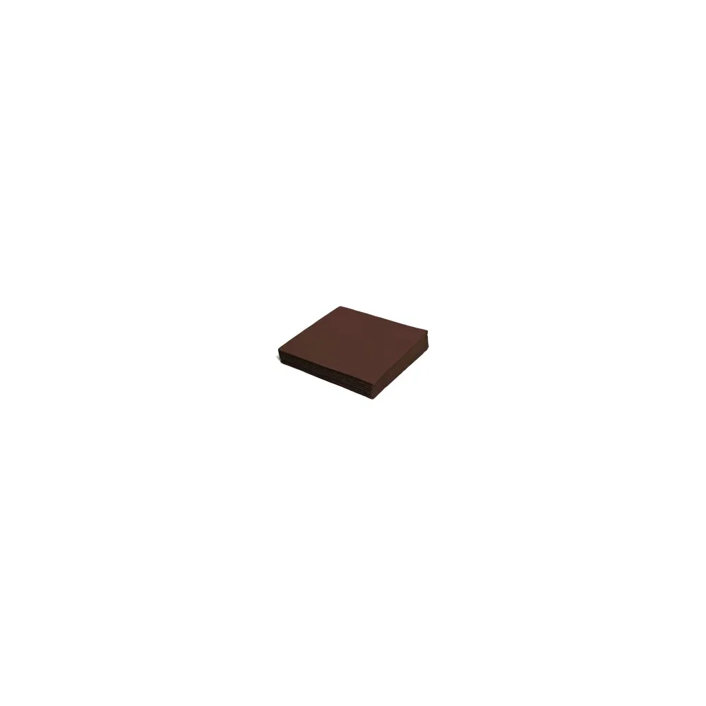 Servietten 33 x 33 cm 1/4 -Falz, 2-lagig braun, 50 Stk.