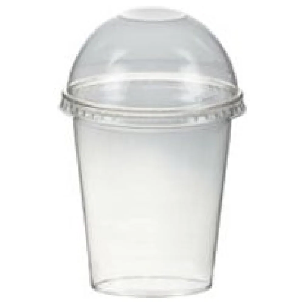 Smoothiebecher Dessertbecher + Domdeckel 300 ml O95mm, PET, glasklar, 50 Stk. – Bild 3