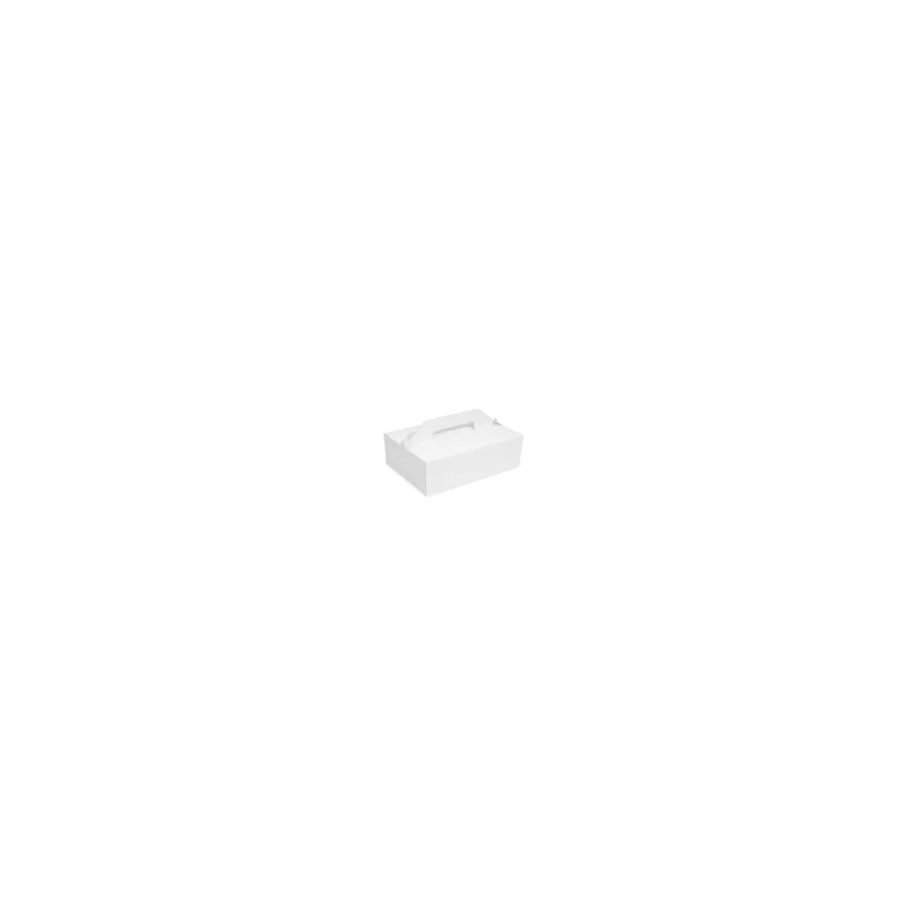 Tragebox für Tortenstücke und Kuchenstücke 27x18x10cm, weiß, 10 Stk.