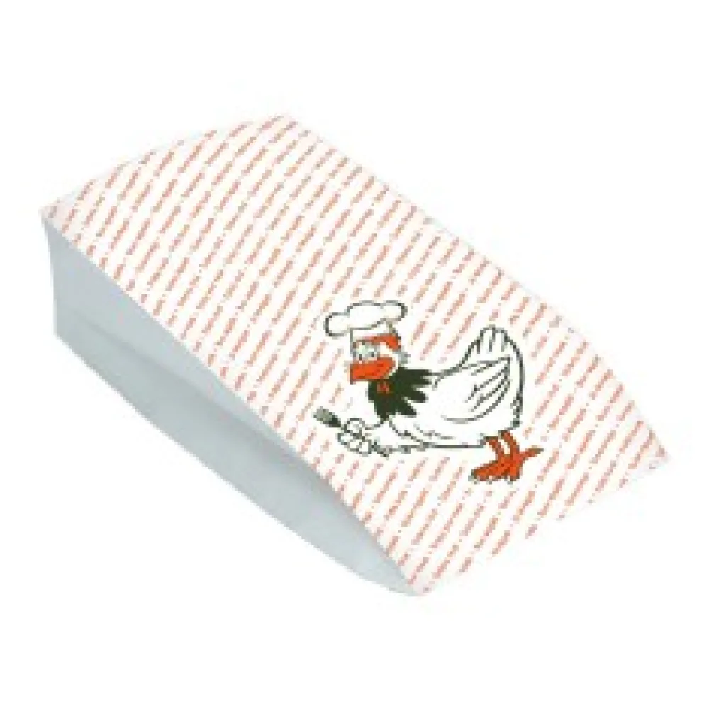 Hähnchenbeutel Warmhaltebeutel MAXI, 15+8x30 cm, 2-lagig, 100 Stk.