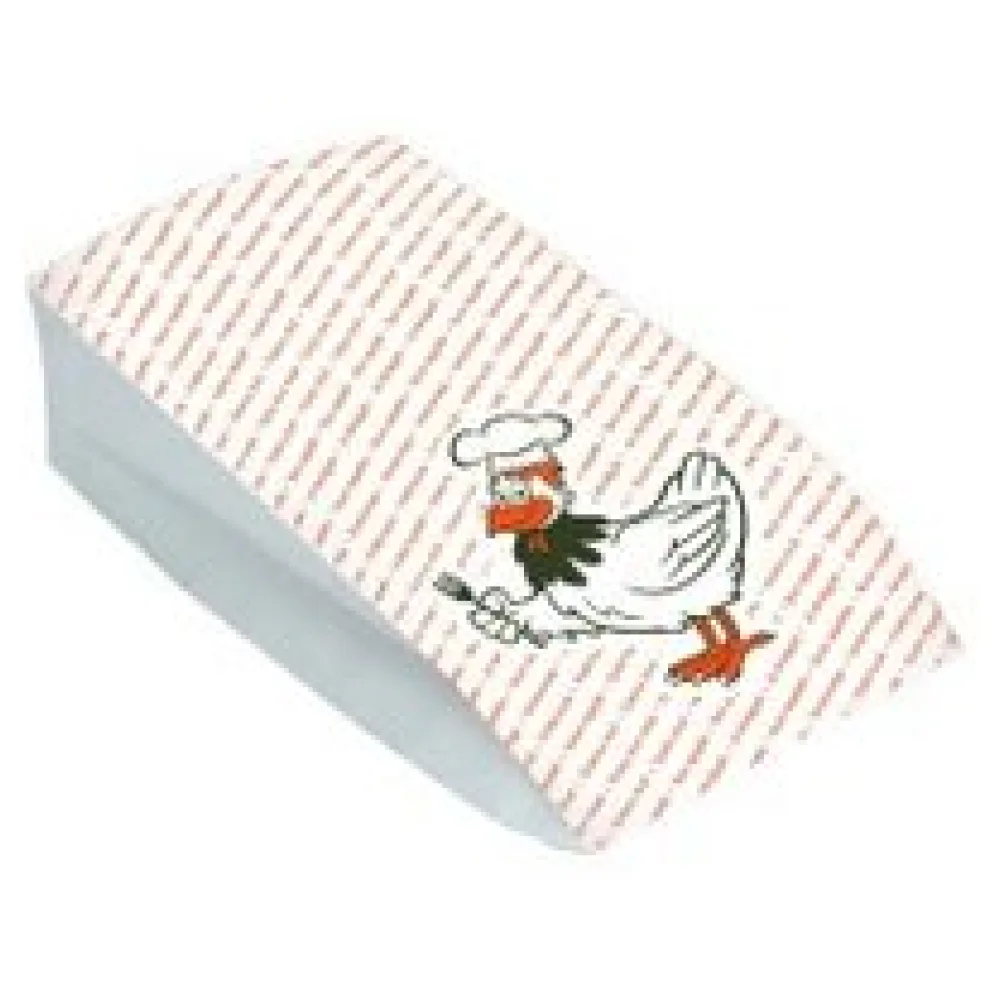 Hähnchenbeutel Warmhaltebeutel MAXI, 15+8x30 cm, 2-lagig, 100 Stk. – Bild 3