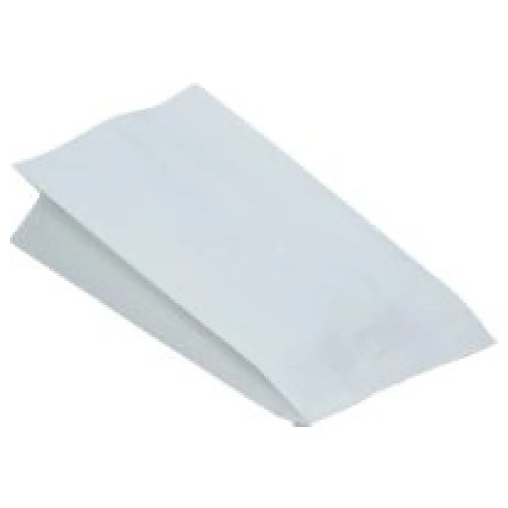 Papierbeutel fettdicht weiß ohne Druck, 15+8 x 30 cm, 100 Stk. – Bild 3