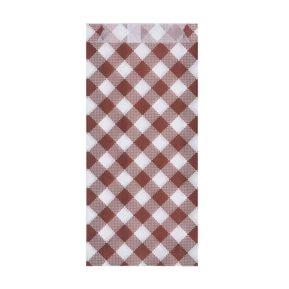 Hot dog Beutel KARO 9+2,5 x 20 cm mit Seitenfalten, 300 Stk. – Bild 2