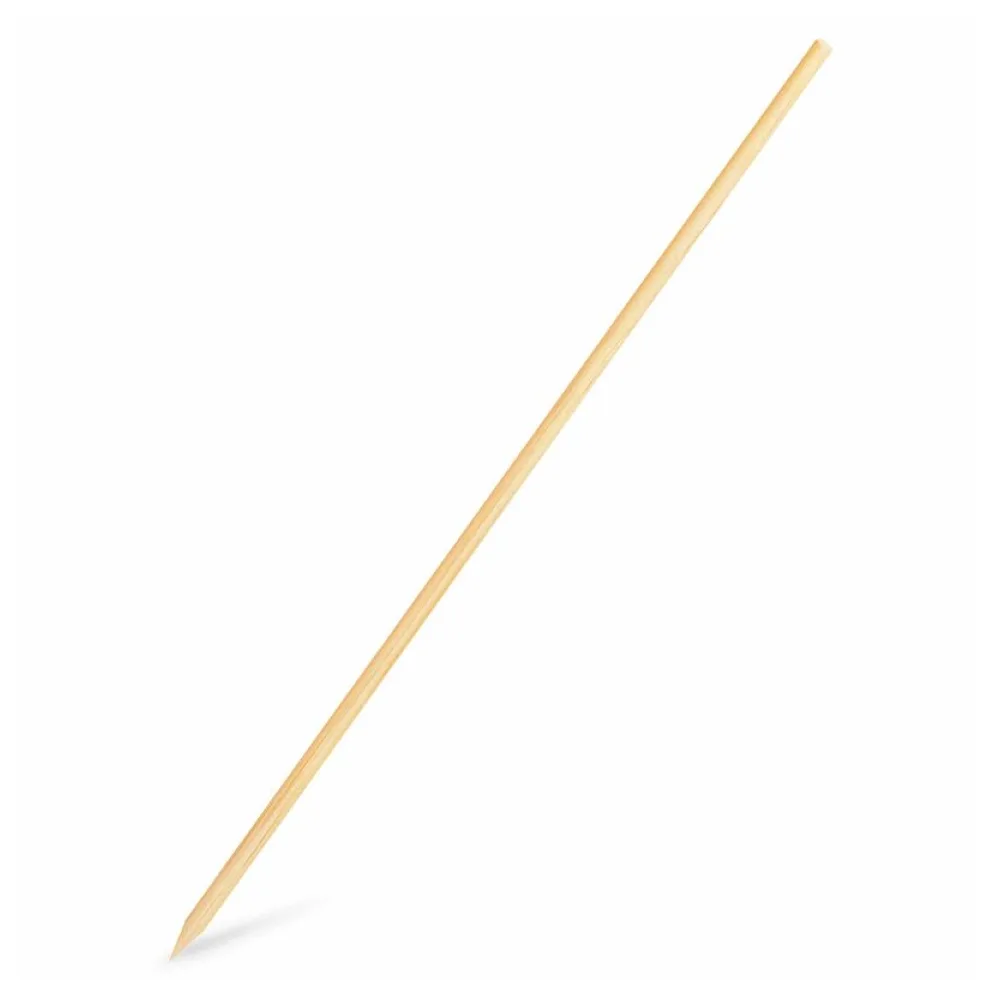 Bambus Schaschlikstäbe Bambusspieße robust splitterfrei 15 cm, 200 Stk. – Bild 2