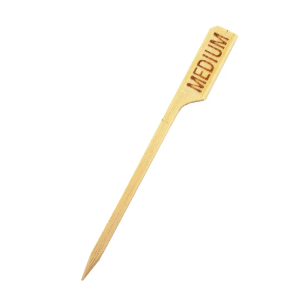 Foodmarker Steakmarker aus Bambus MEDIUM 90 mm, 250 Stk. – Bild 2
