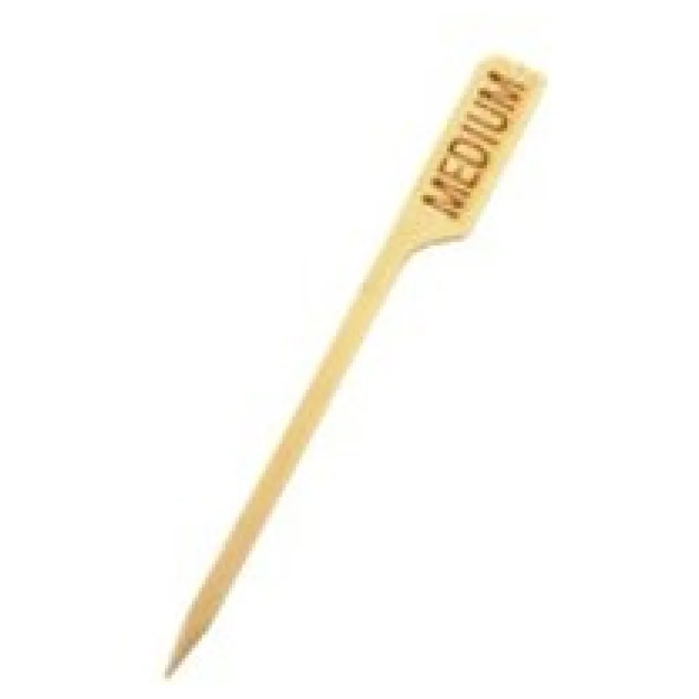 Foodmarker Steakmarker aus Bambus MEDIUM 90 mm, 250 Stk. – Bild 3