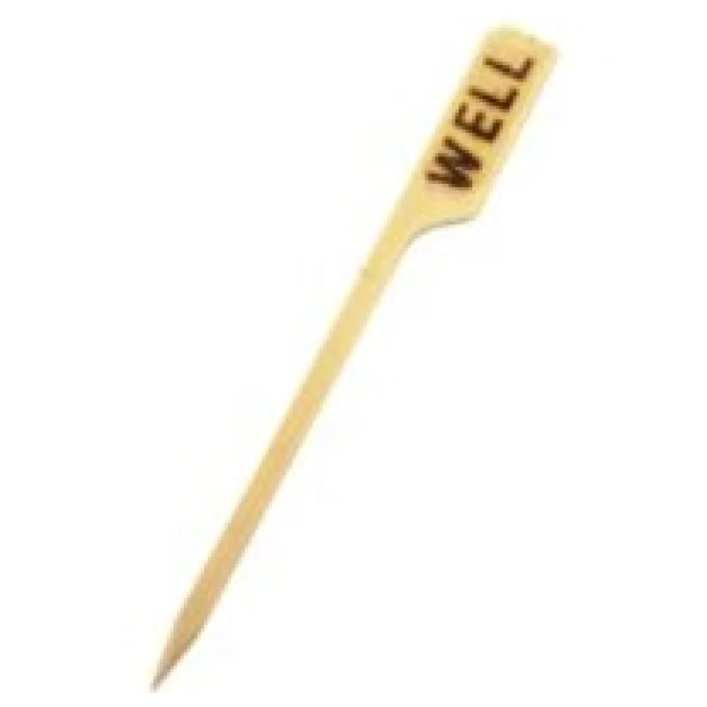 Foodmarker Steakmarker aus Bambus WELL 90 mm, 250 Stk. – Bild 3