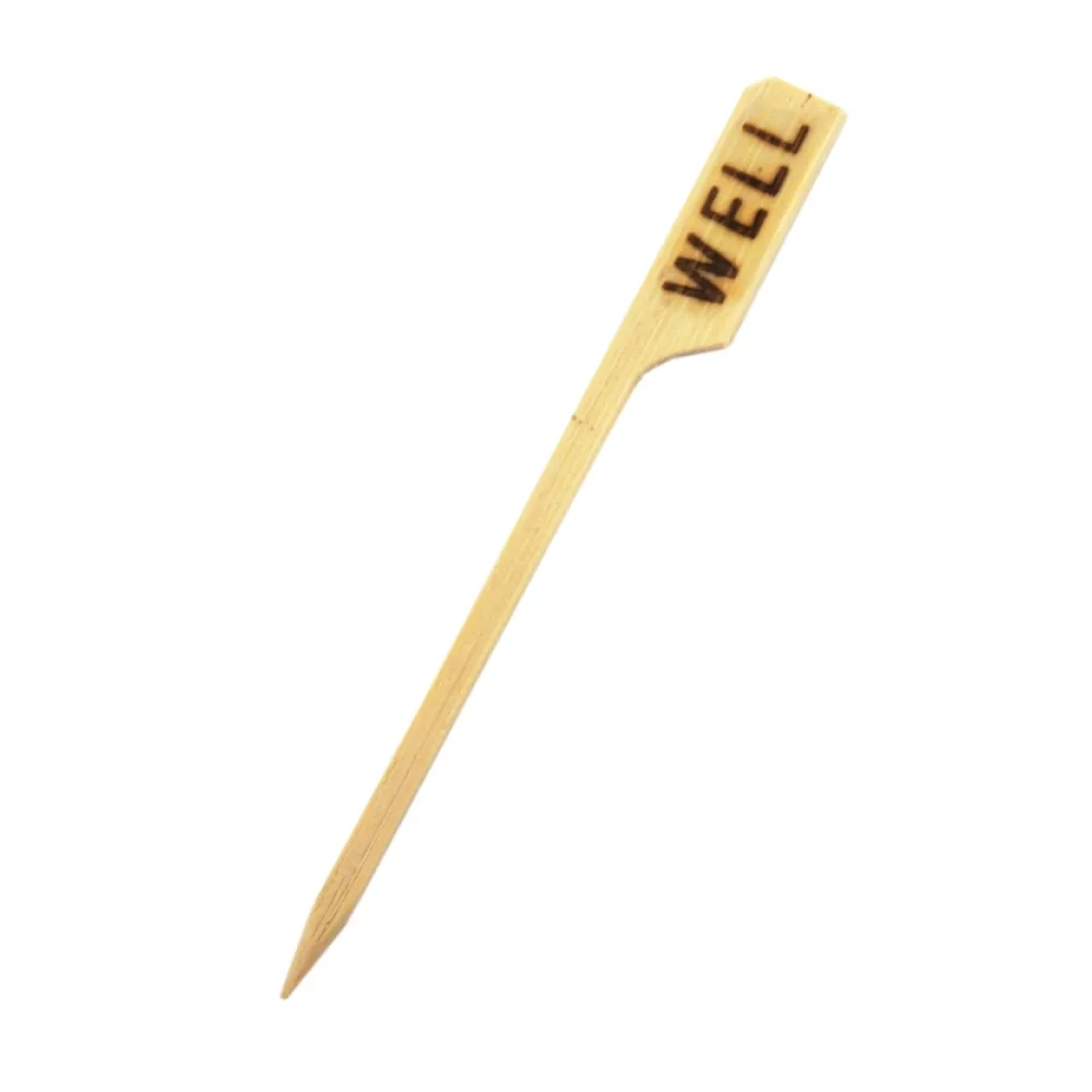 Foodmarker Steakmarker aus Bambus WELL 90 mm, 250 Stk. – Bild 2