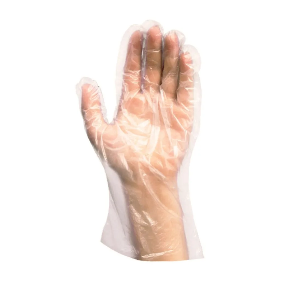 Einweghandschuhe aus HDPE gehämmert universal passend (L), 100 Stk. – Bild 2