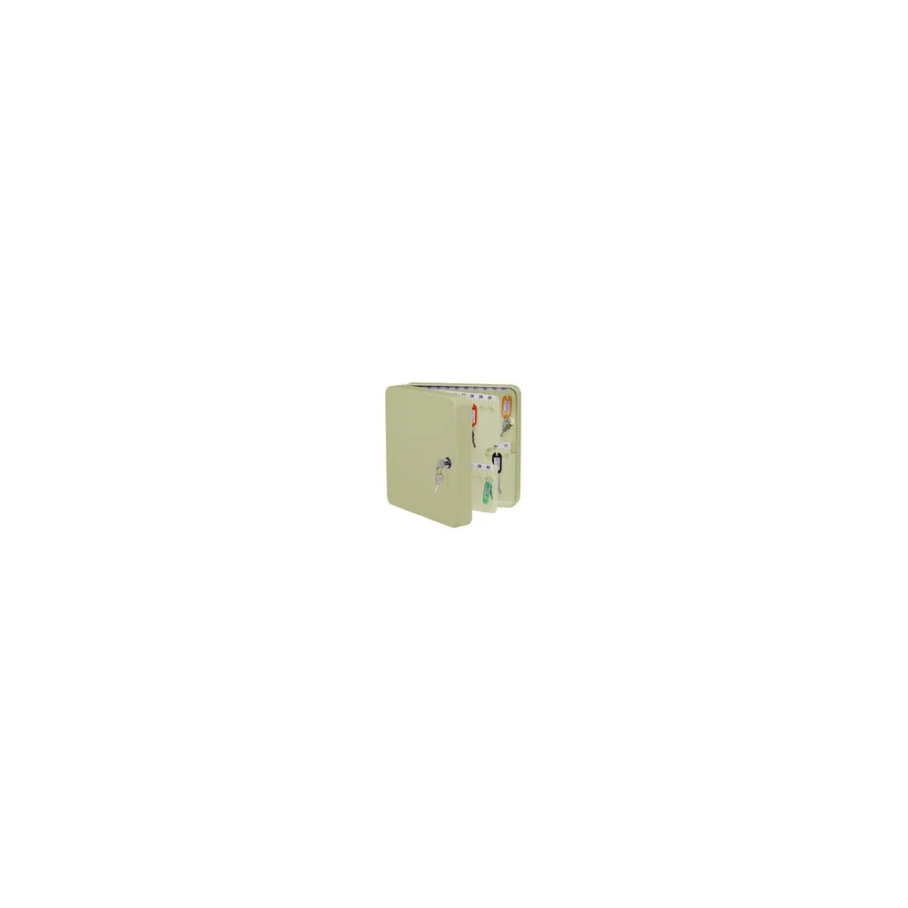 Schlüsselkasten für 70 Schlüssel inkl. Anhänger, beige