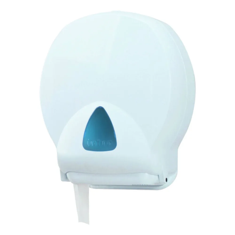QTS INTRO GASTRO Jumbo Toilettenpapierspender absperrbar bis 28 cm O weiß – Bild 2