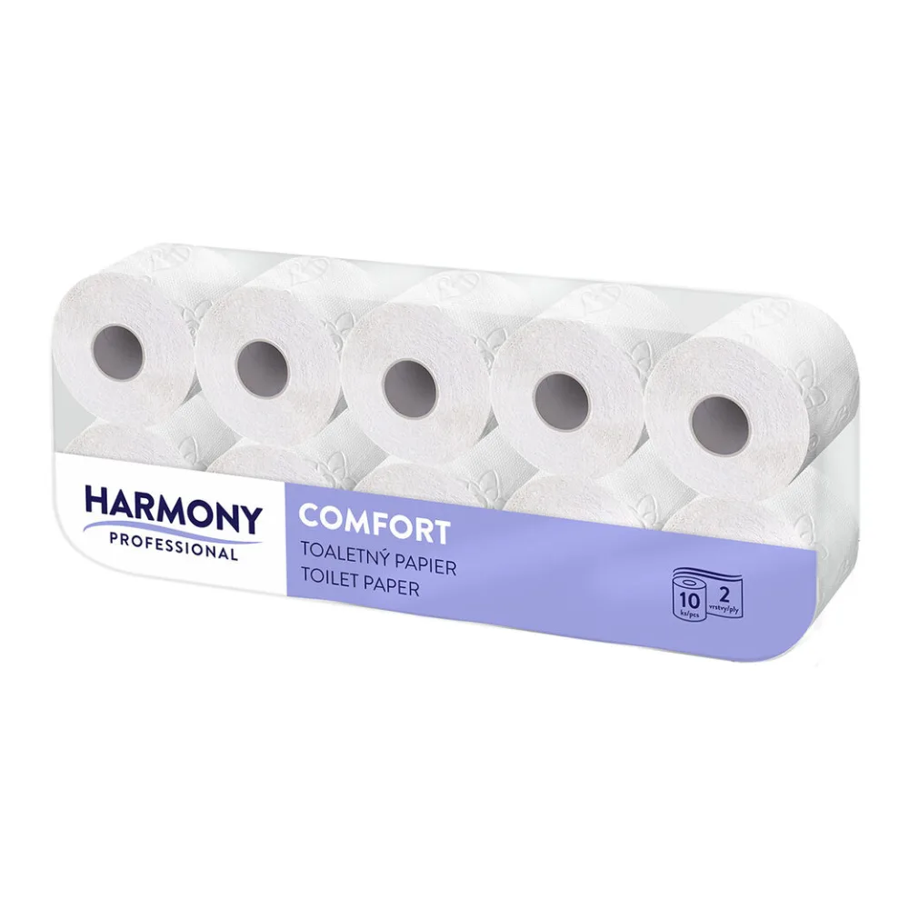 Toilettenpapier weiß Recycling 2-lagig Professional Comfort, 200 Blatt, 10 Stk. – Bild 2