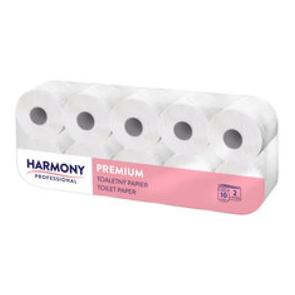 Toilettenpapier weiß Tissue 2-lagig Professional Premium, 200 Blatt, 10 Stk.