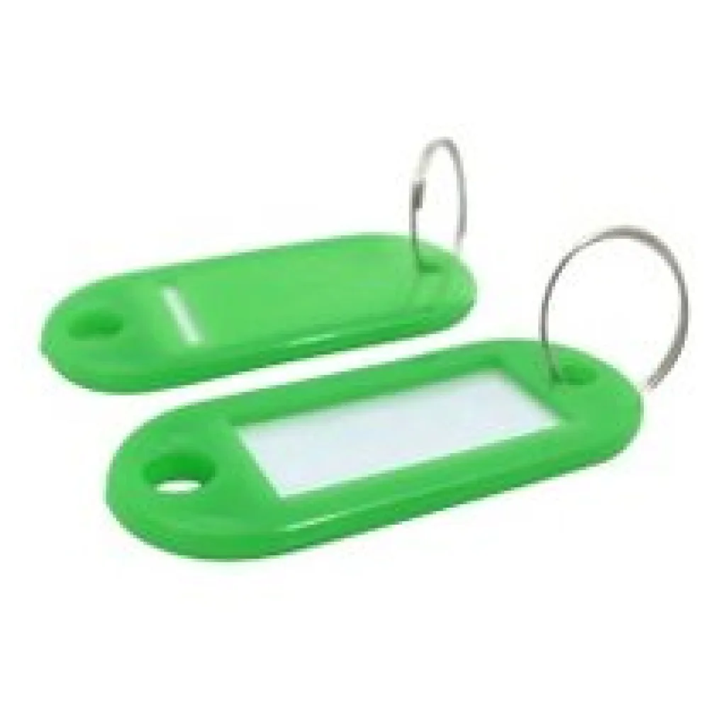 Schlüsselanhänger mit Schlüsselring und Einleger GRÜN – Bild 3