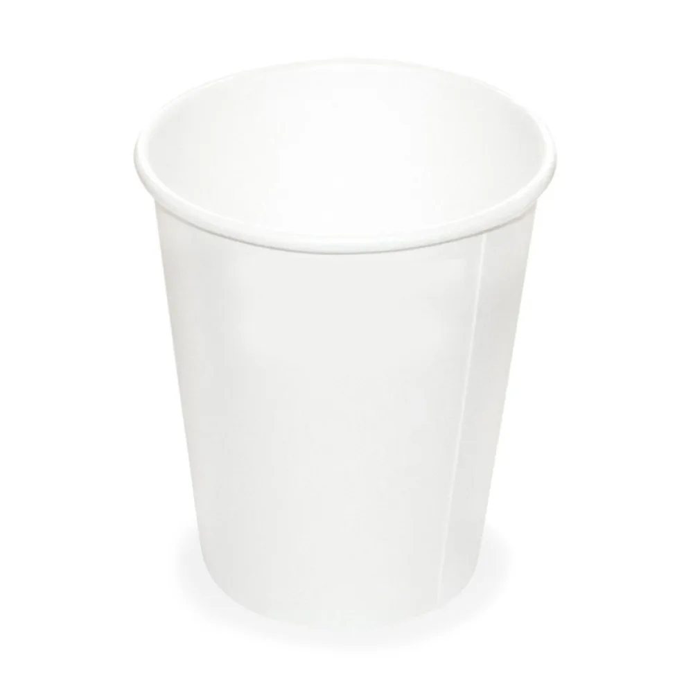 Heiß- und Kaltgetränkebecher Pappbecher weiß 200ml 280ml, O 80mm, 50 Stk. – Bild 2