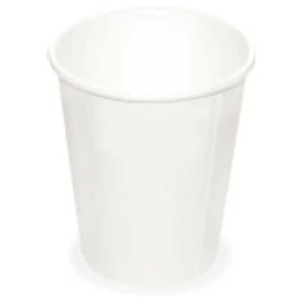 Heiß- und Kaltgetränkebecher Pappbecher weiß 200ml 280ml, O 80mm, 50 Stk. – Bild 3