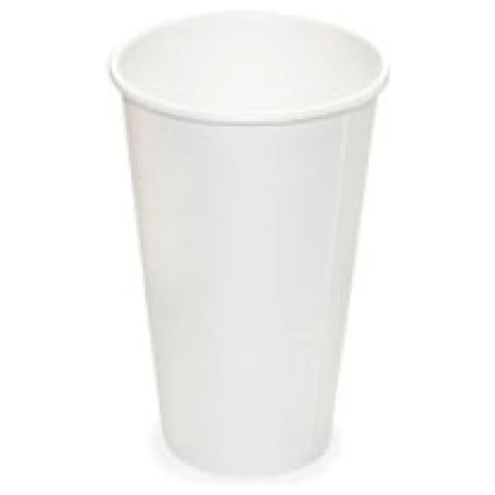 Heiß- und Kaltgetränkebecher Pappbecher weiß 400ml 510ml, O 90mm, 50 Stk. – Bild 3