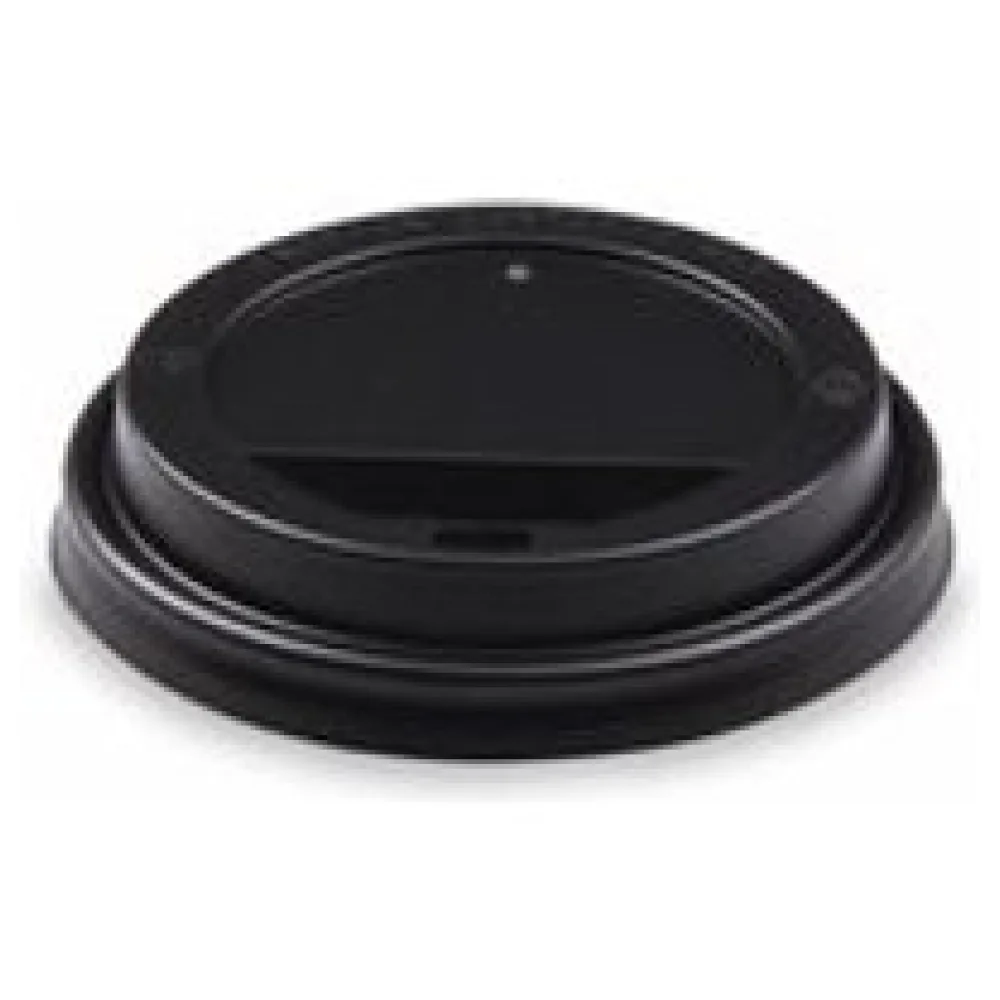 Domdeckel schwarz für Pappbecher und Mehrwegbecher mit O 90mm, 100 Stk. – Bild 3
