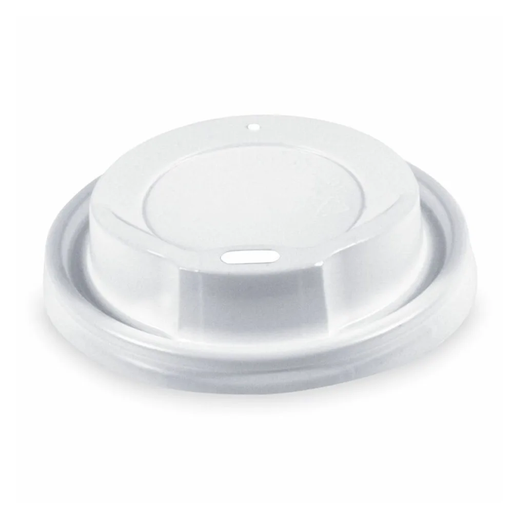 Domdeckel weiß für Espresso und Ristretto Kaffeebecher mit 62mm O, 50 Stk. – Bild 2