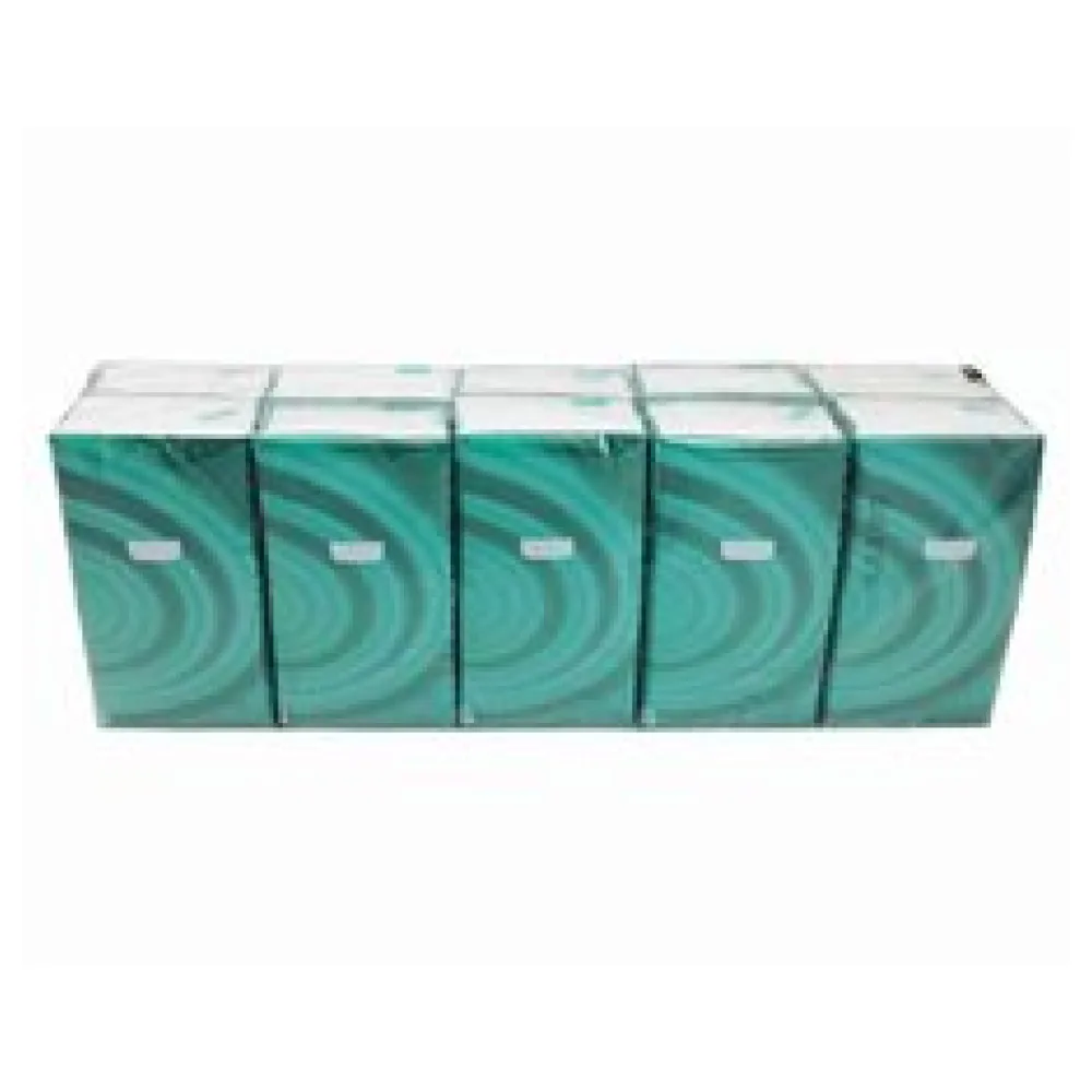 Semy Care Taschentücher sanft, je 10 Stück unterverpackt, 4-lagig weiß, 100 Stk.