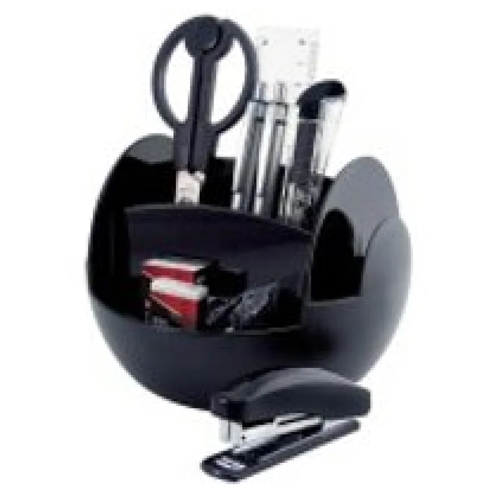 Premium rotierender Schreibtischorganizer,inkl. 9-teiligem Zubehör, schwarz – Bild 3
