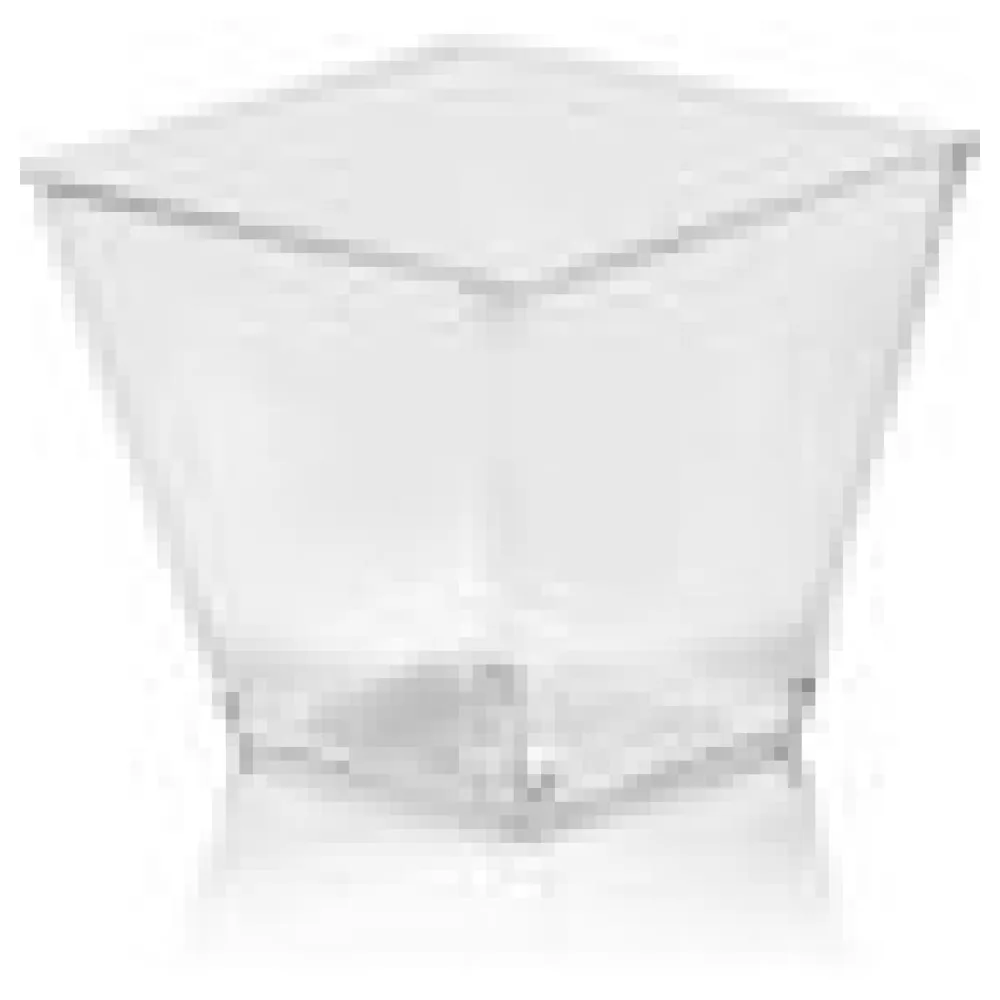 Fingerfood-Becher eckig klar 60 ml PS 5,0 x 5,0 x 4,5 cm, 50 Stk. – Bild 4
