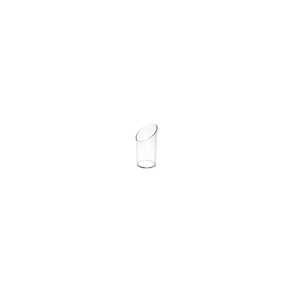 Fingerfood-Becher rund klar 65 ml PS O 4,5 x 8,4 cm, 20 Stk.