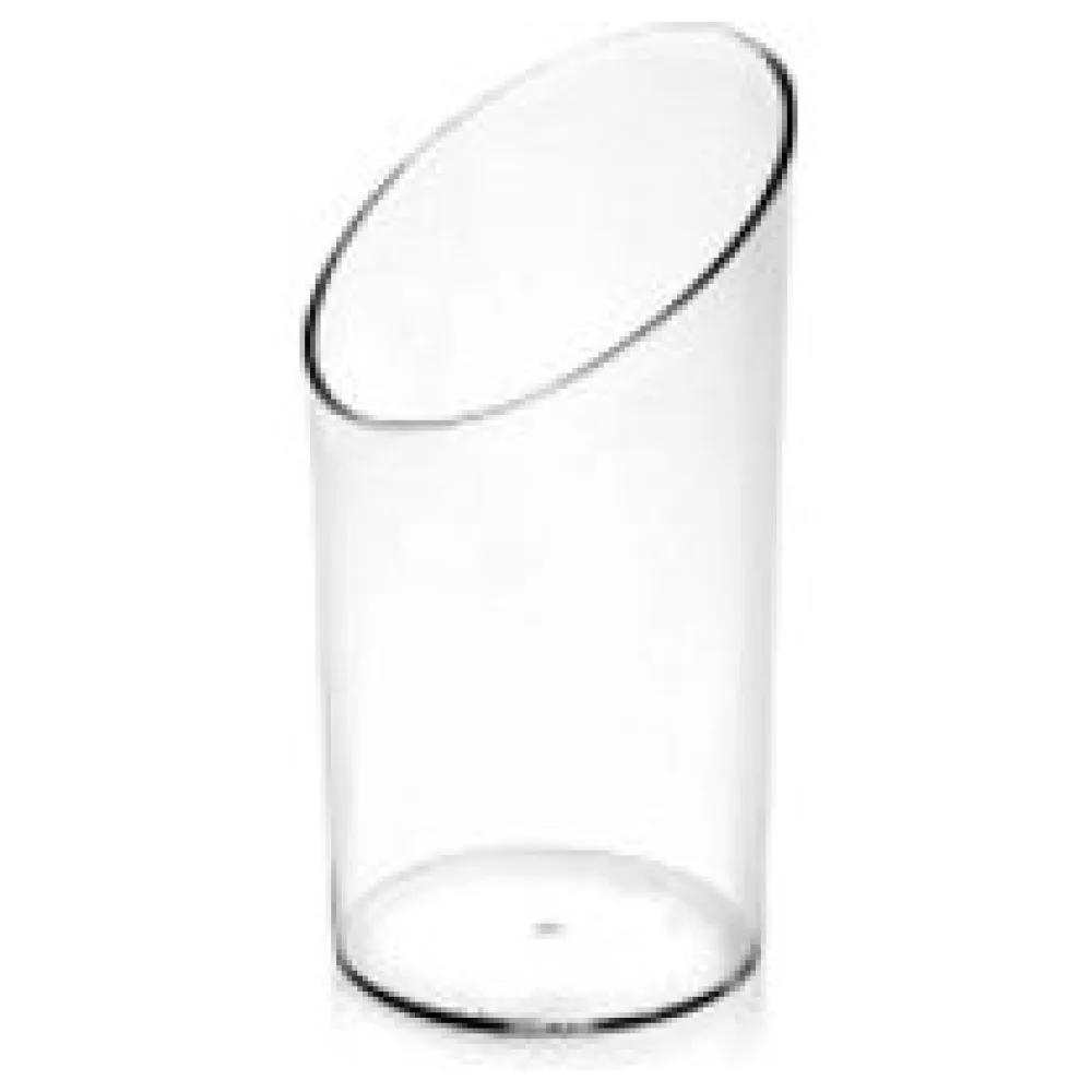 Fingerfood-Becher rund klar 65 ml PS O 4,5 x 8,4 cm, 20 Stk. – Bild 3