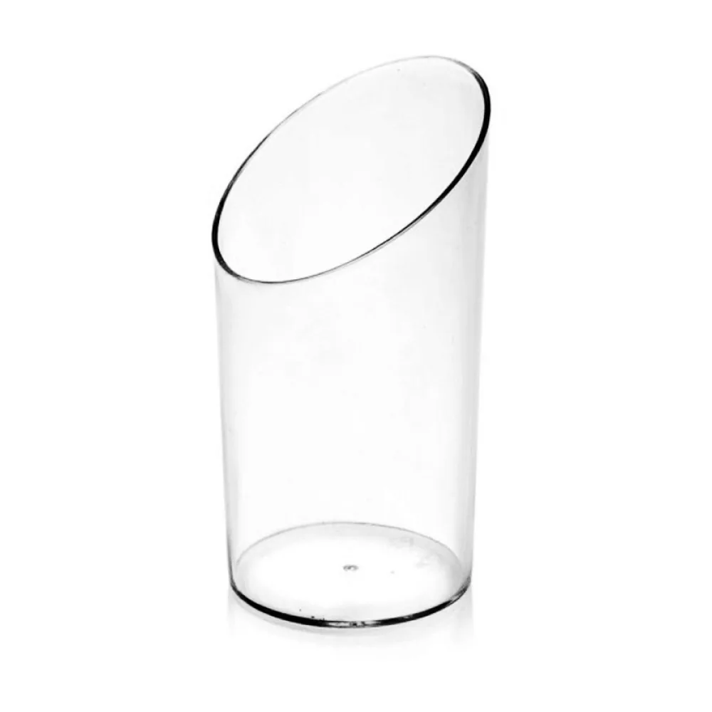 Fingerfood-Becher rund klar 65 ml PS O 4,5 x 8,4 cm, 20 Stk. – Bild 2