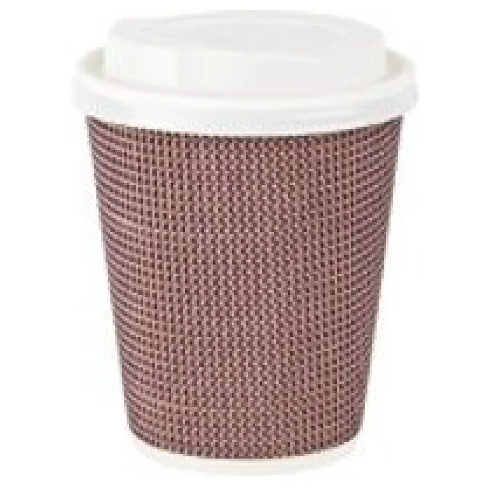 Premium Doppelwand Kaffeebecher CoffeeToGo mit Trinkdeckel 200/280ml, 100 Stk. – Bild 3