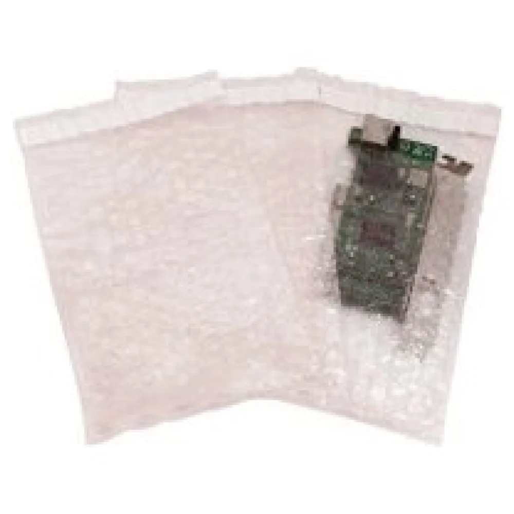 Adhäsionsverschlussbeutel aus Luftpolsterfolie antistatisch 120x160mm, 2000 Stk. – Bild 3