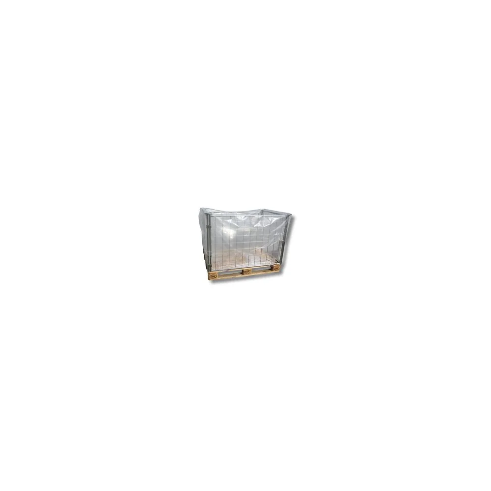 Seitenfaltensack 1250+850x1850 mm, LDPE hoch transparent, 40my