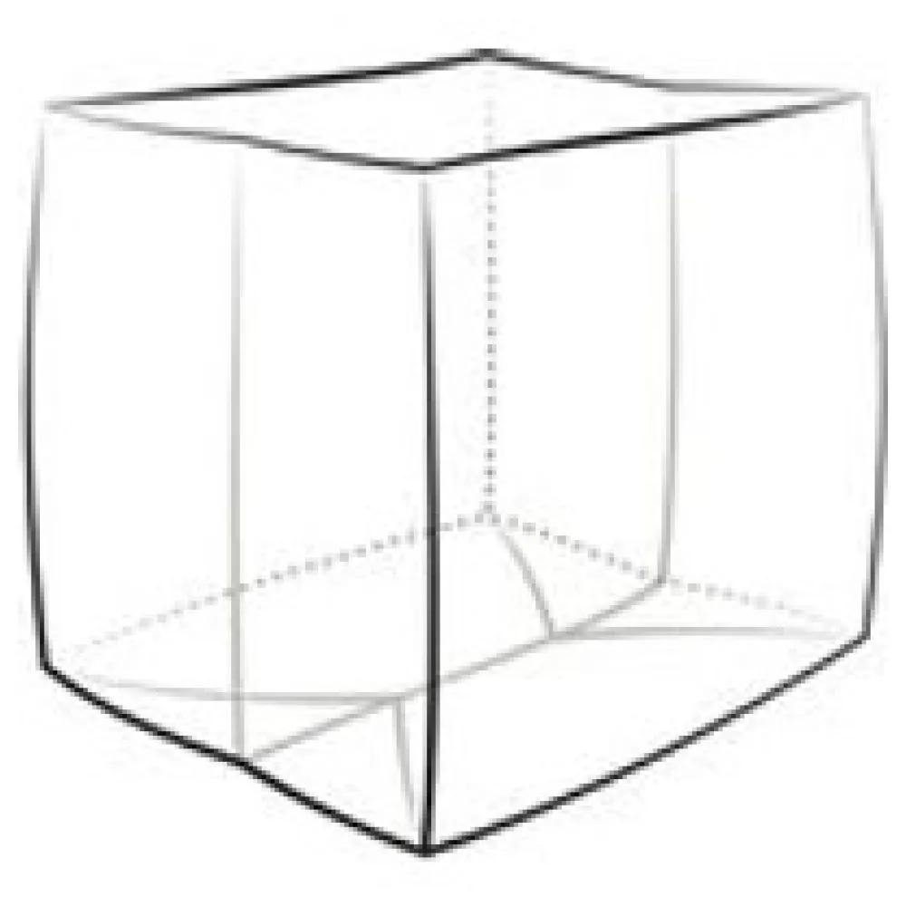 Seitenfaltensack 1250+850 x 1950 mm, LDPE transluzent, 75 my – Bild 3