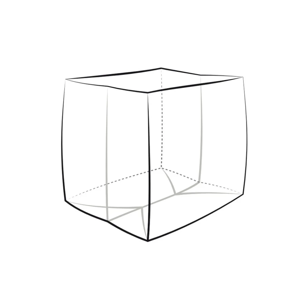Seitenfaltensack 1250+850 x 1950 mm, LDPE transluzent, 75 my – Bild 2