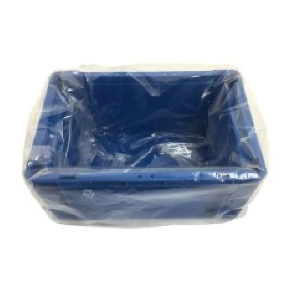 Seitenfaltensack 415x315x650mm für Kleinladungsträger KLT Eurokiste transparent