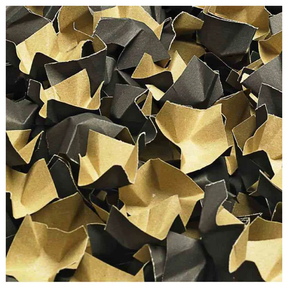 DECOFILL dekorative Papier-Verpackungschips Polsterchips, schwarz, 400 Liter – Bild 2