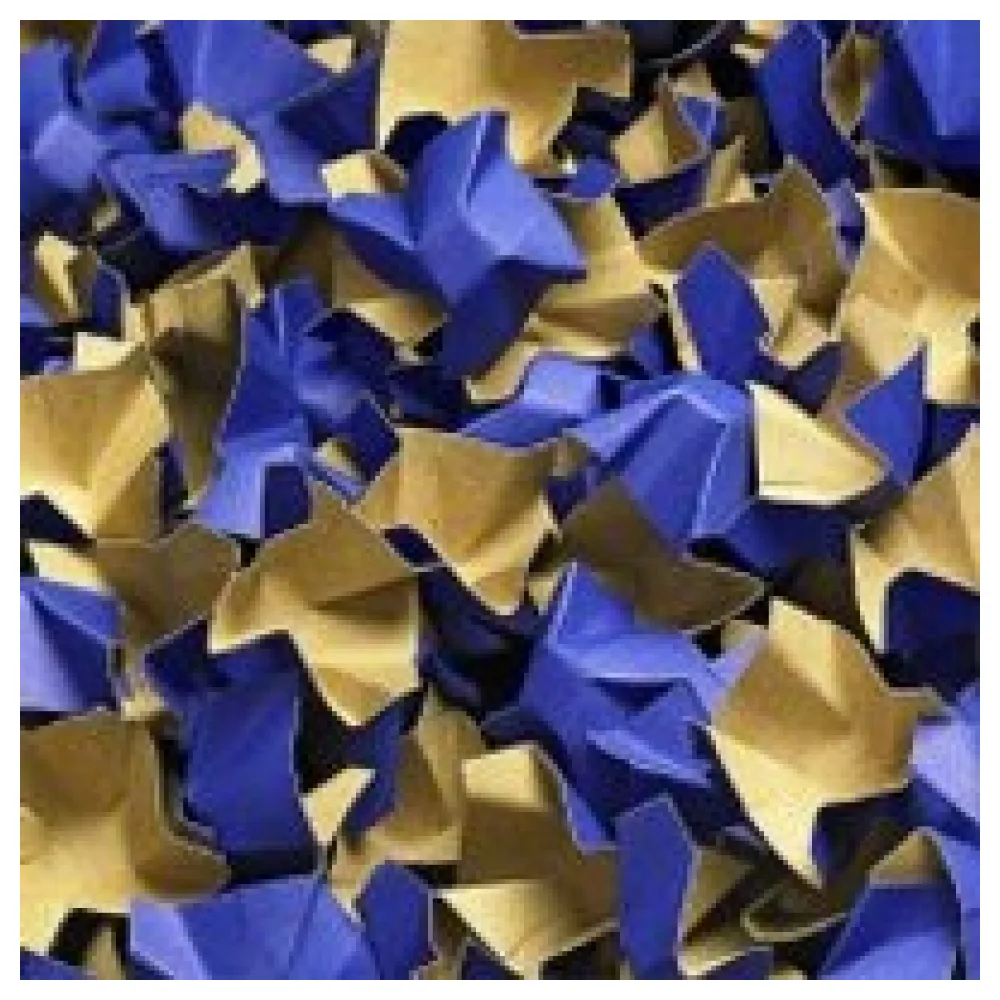 DECOFILL dekorative Papier-Verpackungschips Polsterchips, blau, 400 Liter – Bild 3