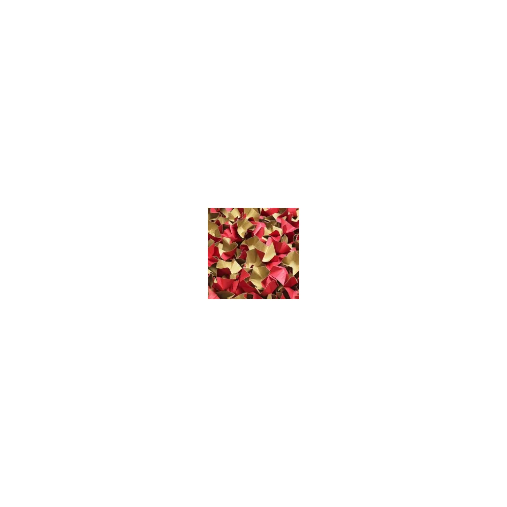 DECOFILL dekorative Papier-Verpackungschips Polsterchips, rot, 400 Liter
