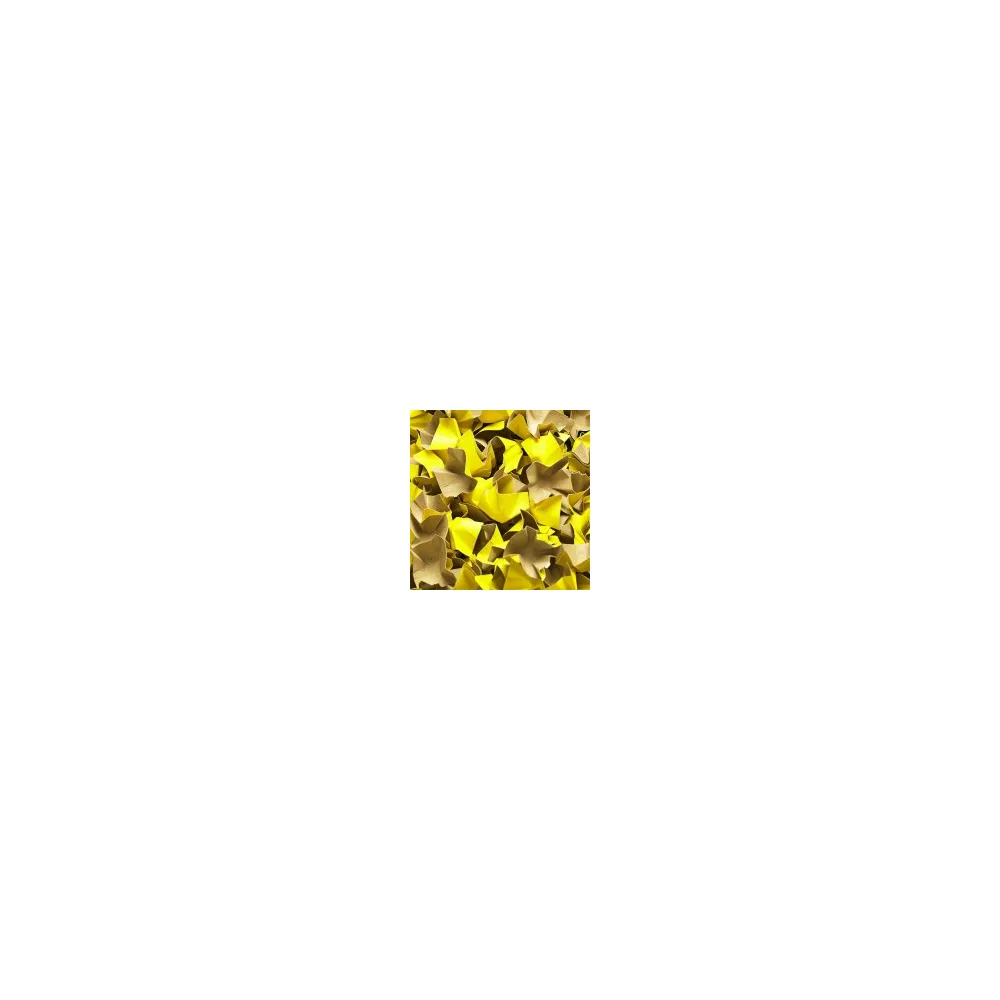 DECOFILL dekorative Papier-Verpackungschips Polsterchips, gelb, 400 Liter