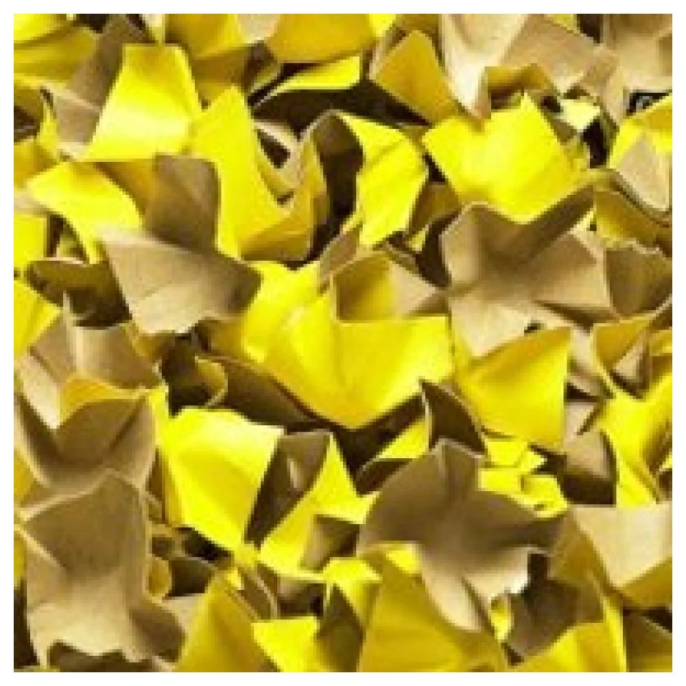 DECOFILL dekorative Papier-Verpackungschips Polsterchips, gelb, 400 Liter – Bild 3