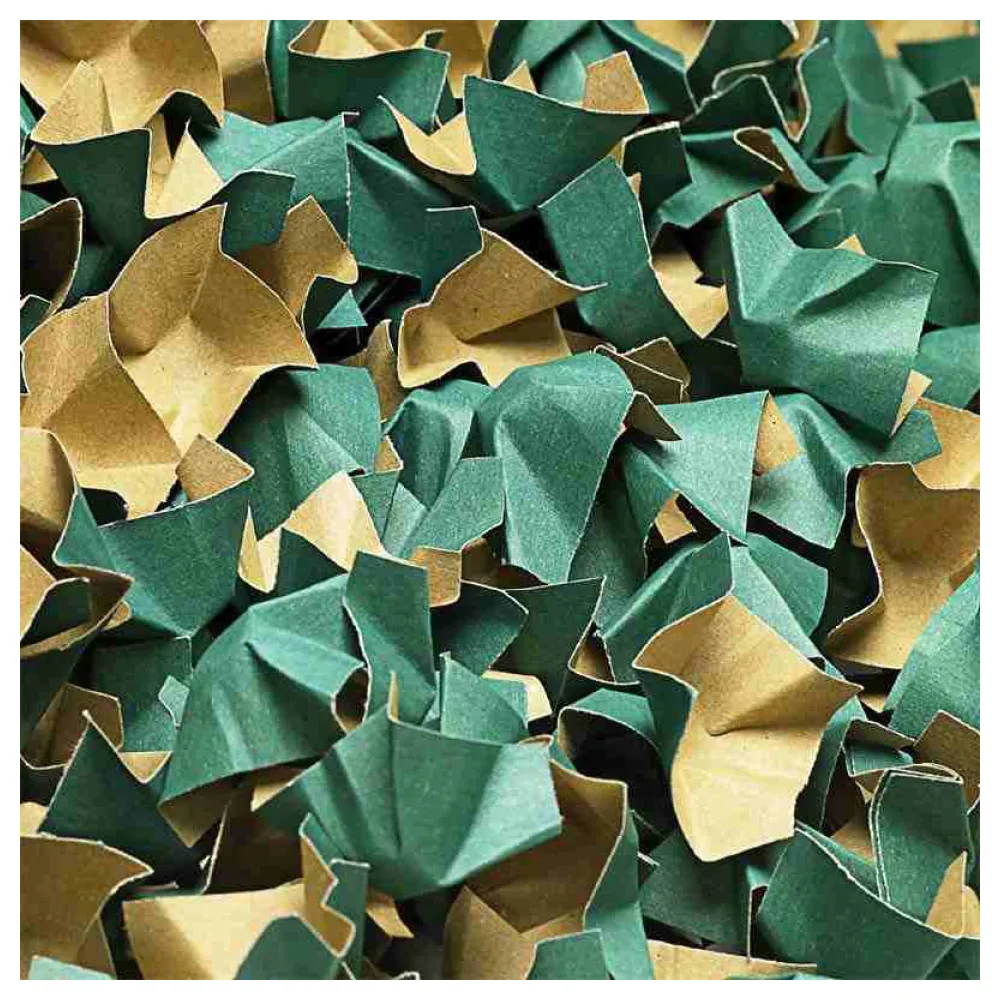 DECOFILL dekorative Papier-Verpackungschips Polsterchips, grün, 400 Liter – Bild 2
