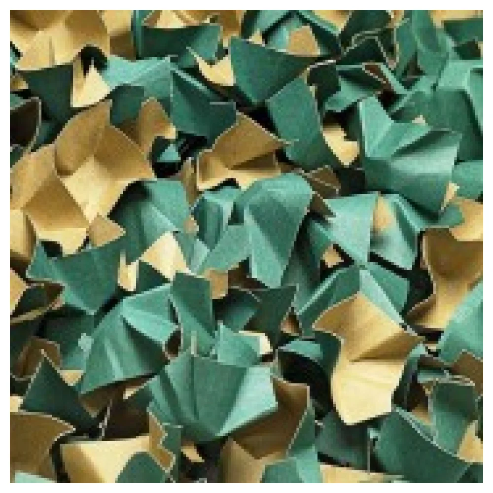 DECOFILL dekorative Papier-Verpackungschips Polsterchips, grün, 400 Liter