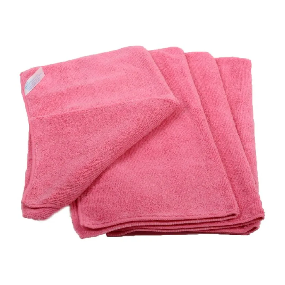 Premium Mikrofasertücher 40x40cm rosa, waschbar extra stark, 20 Stk. – Bild 2