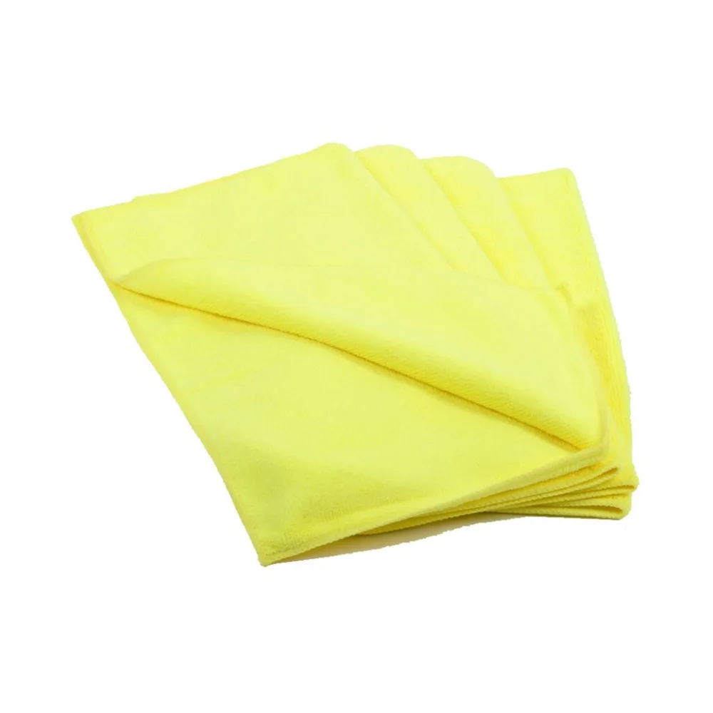 Premium Mikrofasertücher 40x40cm gelb, waschbar extra stark, 20 Stk. – Bild 2