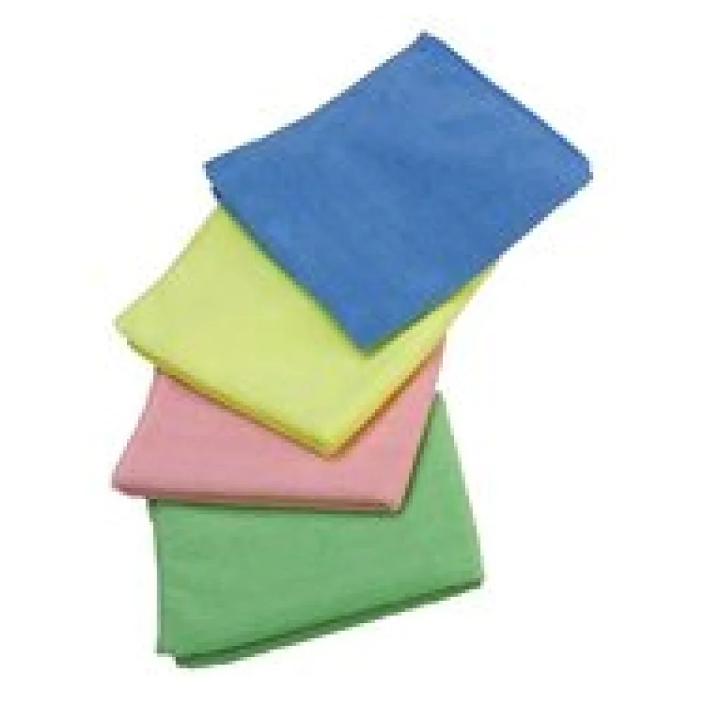 Premium Mikrofasertücher Set 40x40cm, blau rot grün gelb, extra stark, 20 Stk.