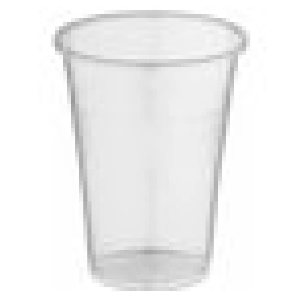 Trinkbecher klar mit Eichstrich bei 0,25l und 0,3l | 250ml 300ml aus PP, 50 Stk. – Bild 4