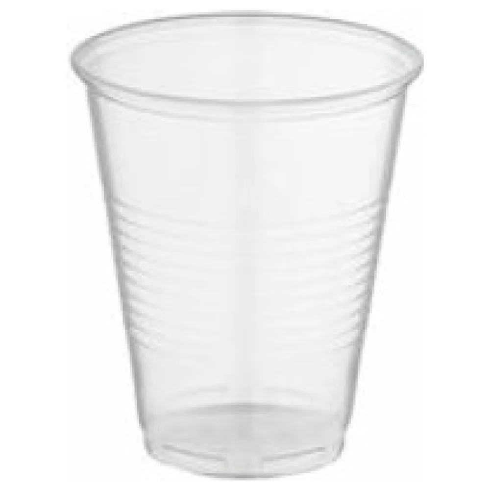 Trinkbecher klar mit Eichstrich 0,3 l, 300ml, PP, stabil, O 95 mm, 50 Stk. – Bild 3