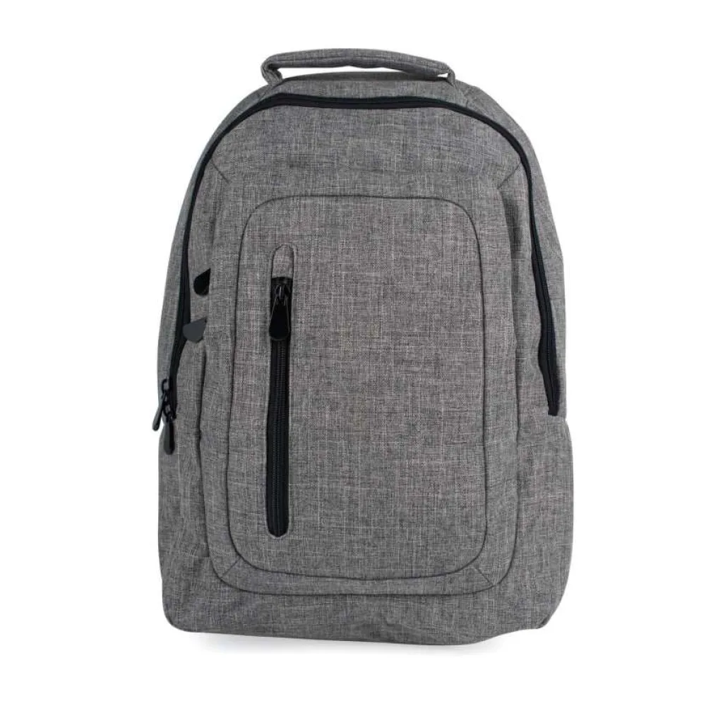 Laptop Notebook Rucksack aus recycelten Pet-Flaschen 445 x 300 x 95 mm, grau – Bild 2