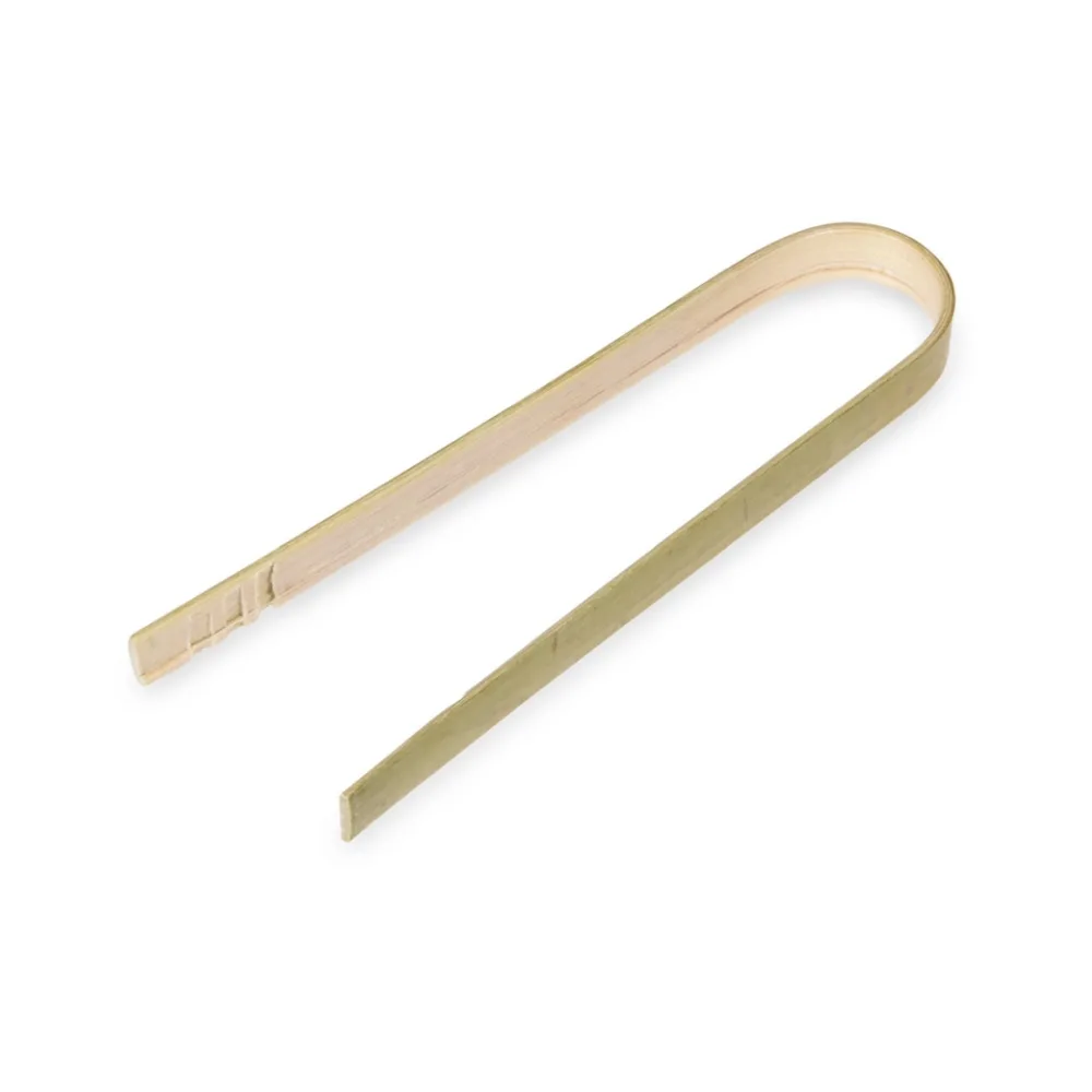 Bambuszange Grillzange BBQ splitterfrei 100mm, 50 Stk. – Bild 2